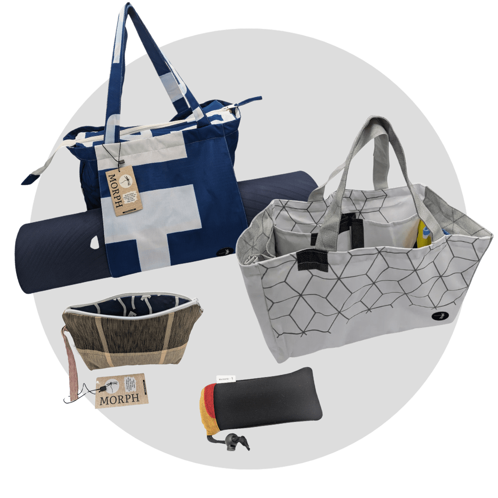 As assortment of Morph Bags manufactured to high standards.