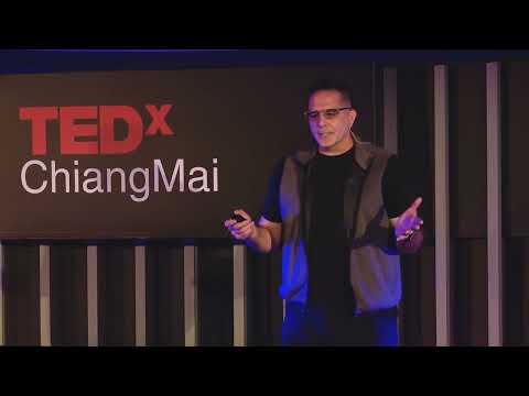 Chris Oestereich speaking at TEDx Chiang Mai